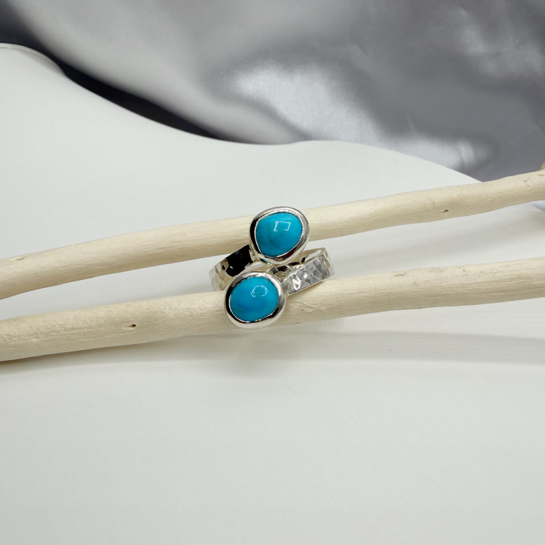 Anello Turchese Naturale - Argento 925