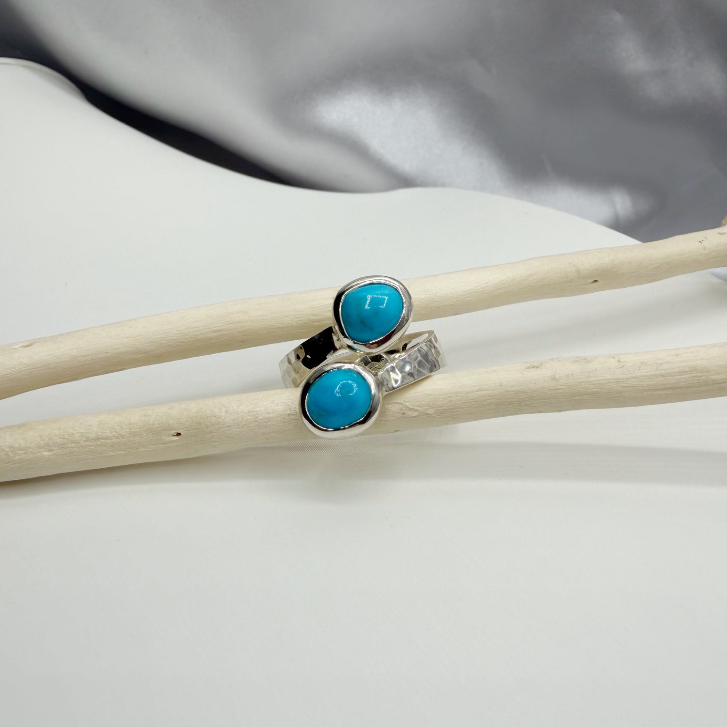 Anello Turchese Naturale - Argento 925