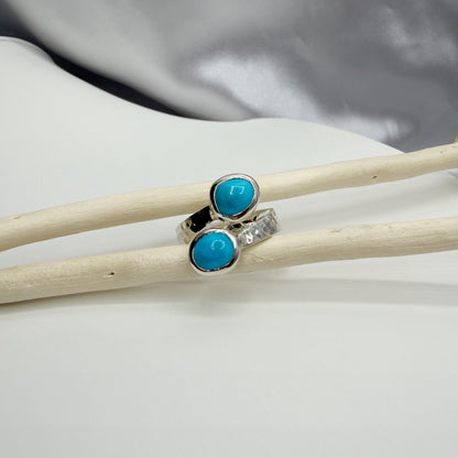Anello Turchese Naturale - Argento 925