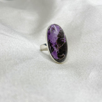 Anello Purpurite e Argento 925