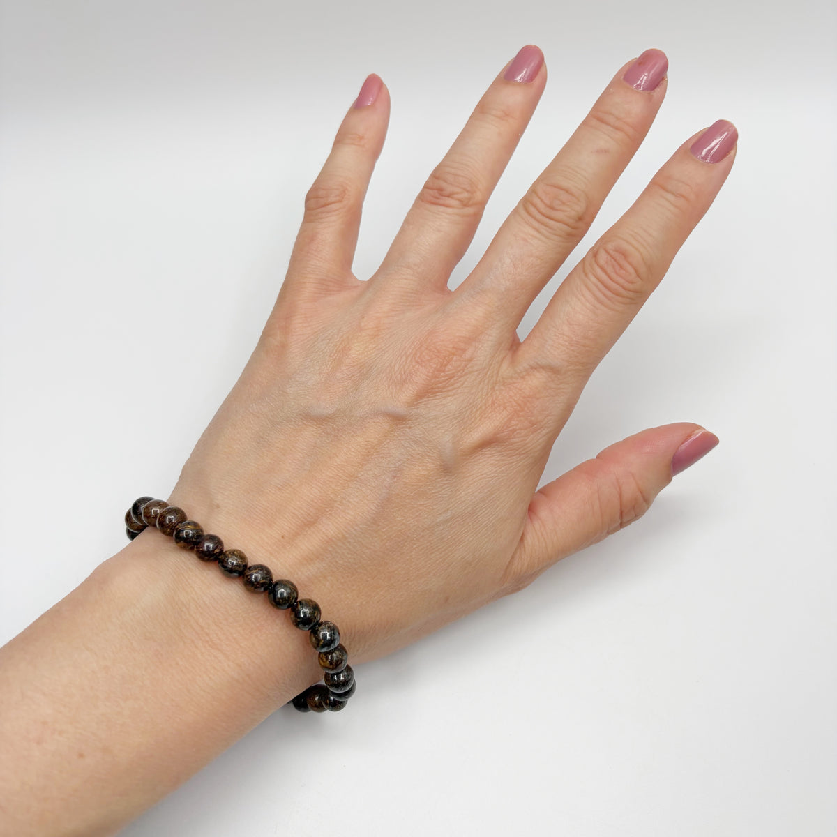 Bracciale Bronzite con elastico
