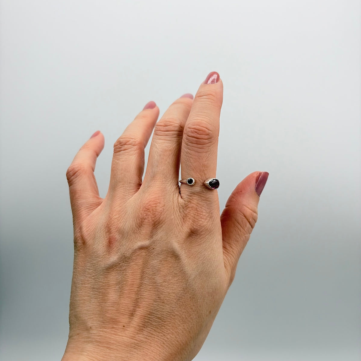 Anello Granato Argento 925