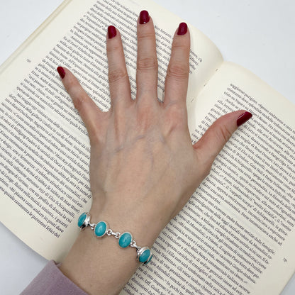 Bracciale Amazzonite e Argento 925