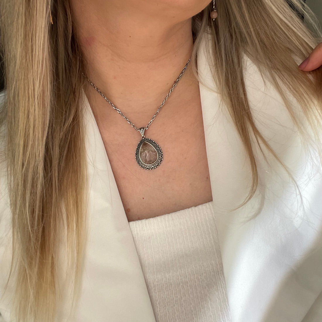 Ciondolo Quarzo Garden - Argento 925
