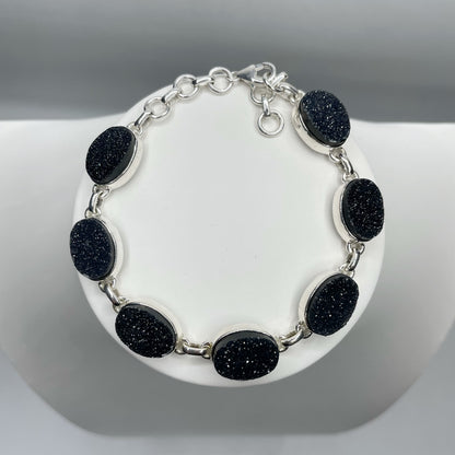 Bracciale Drusa di Onice e Argento 925