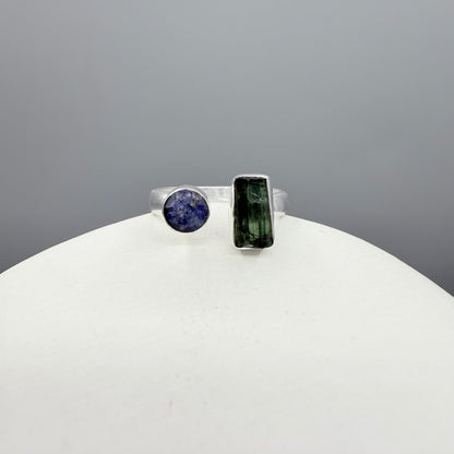 Anello Tormalina e Sodalite - Argento 925