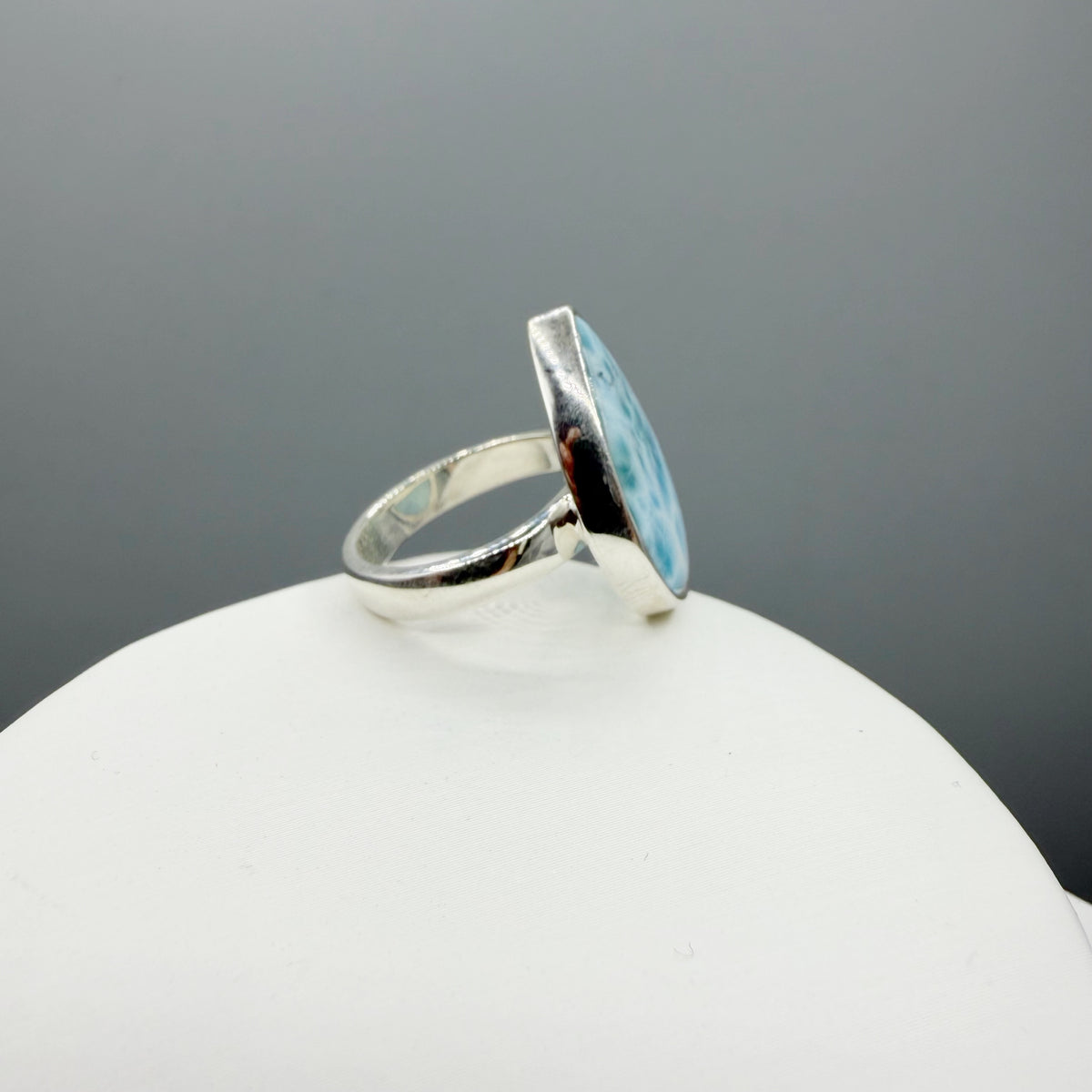 Anello Larimar Argento 925 - a Goccia
