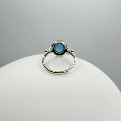 Anello Acquamarina e Argento 925