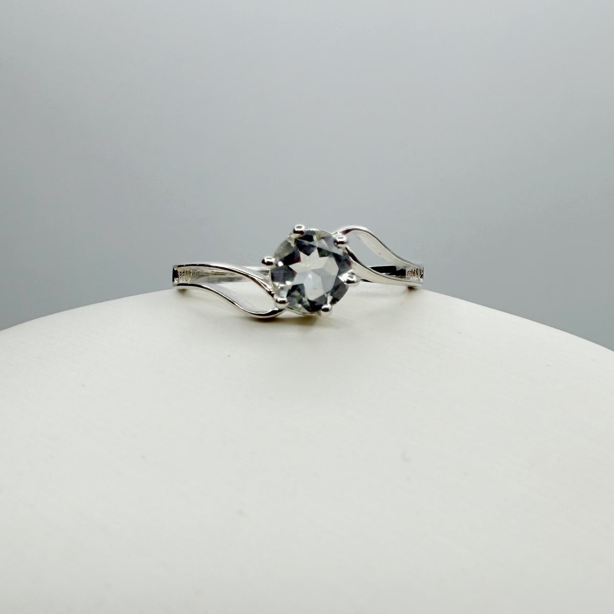 Anello Prasiolite | Argento 925 - NON REGOLABILE