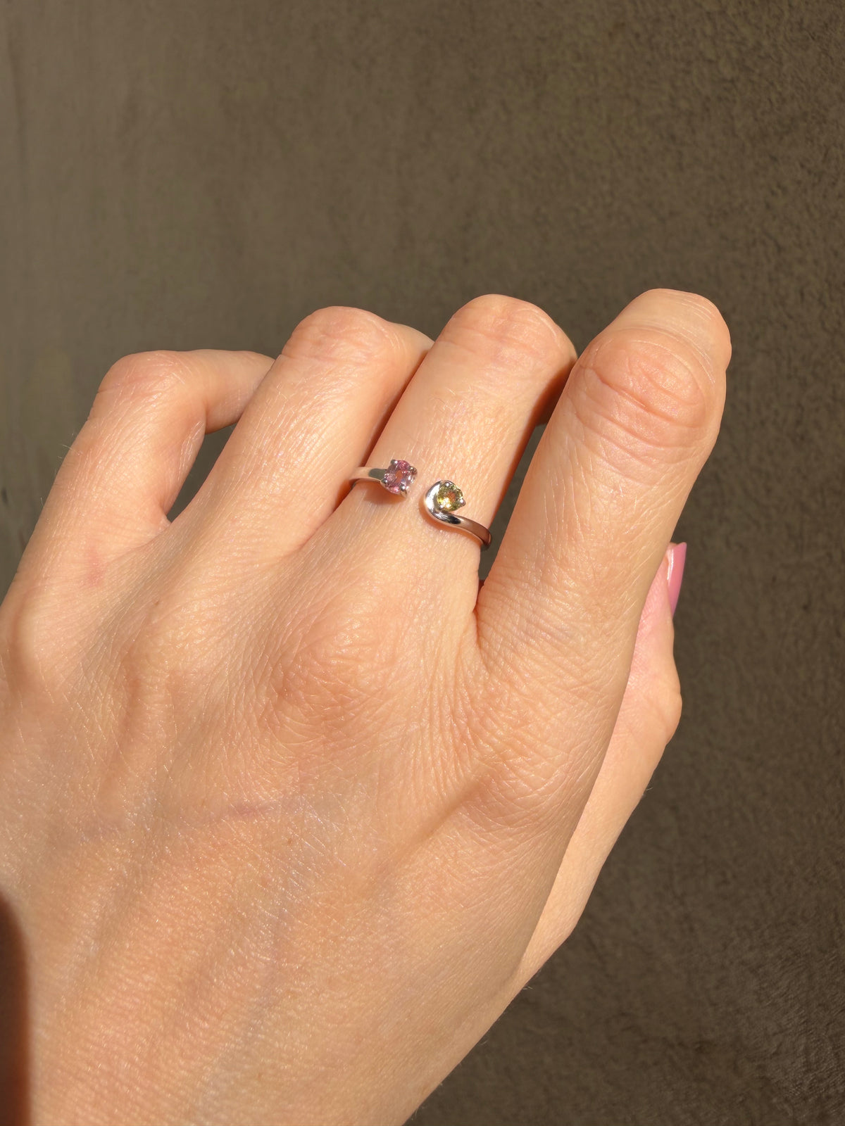 Anello Tormalina Policroma | Argento 925