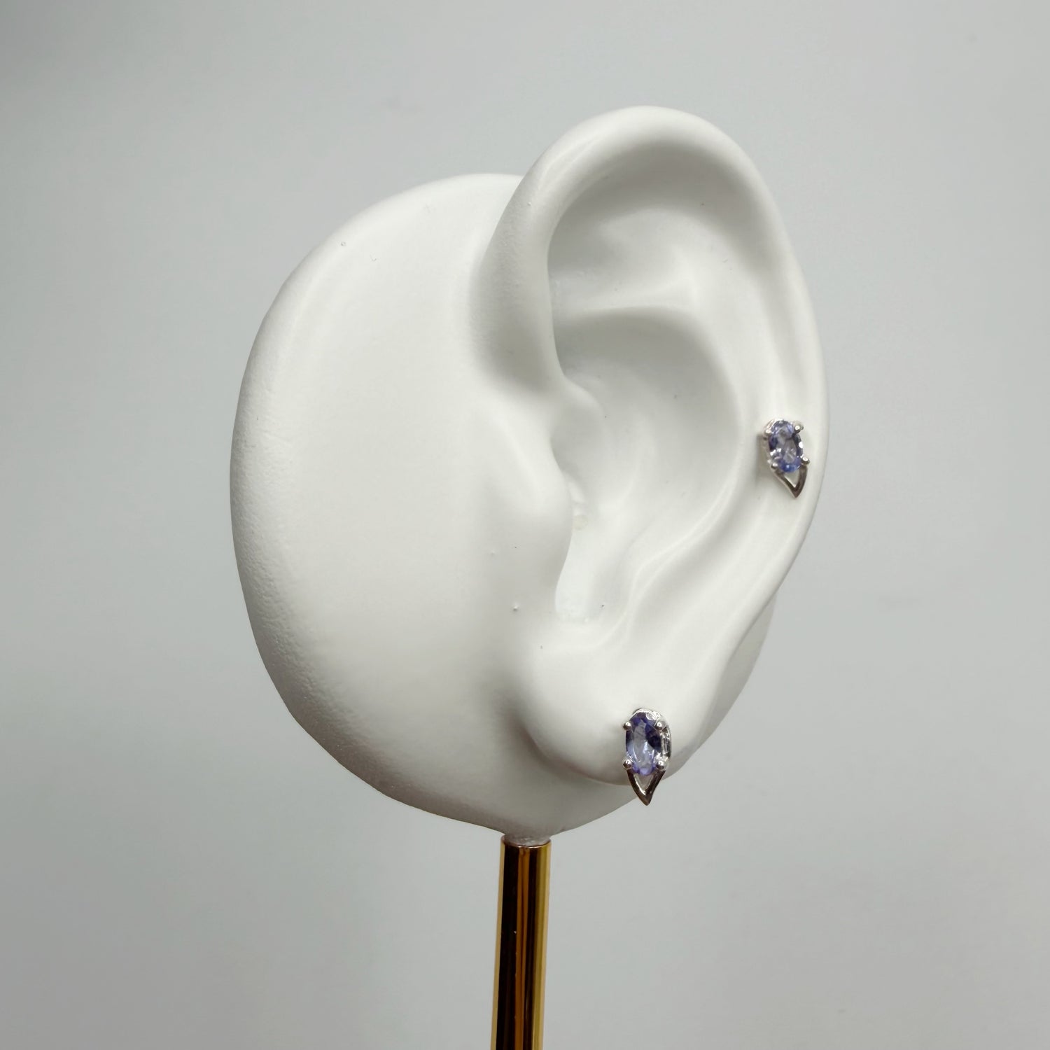 Orecchini a lobo Tanzanite | Argento 925