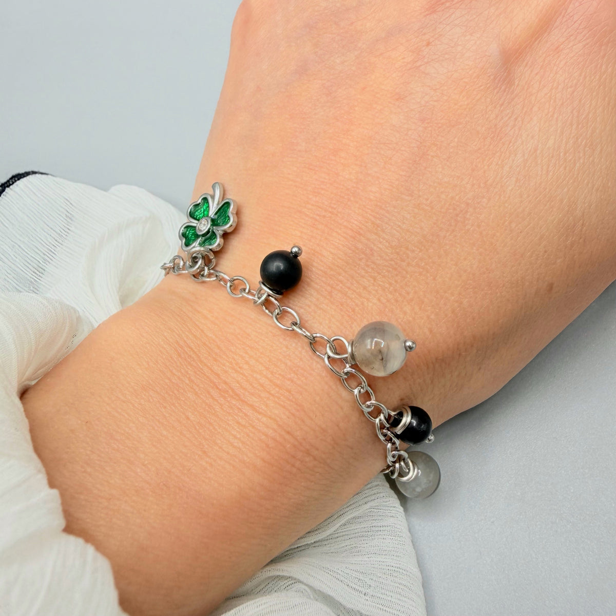 Bracciale Sigillo Protettivo - Occhio di Shiva, Shungite, Ossidiana | LIMITED EDITION
