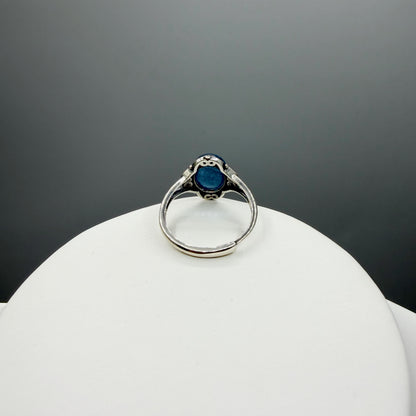 Anello Diadema Acquamarina e Argento 925