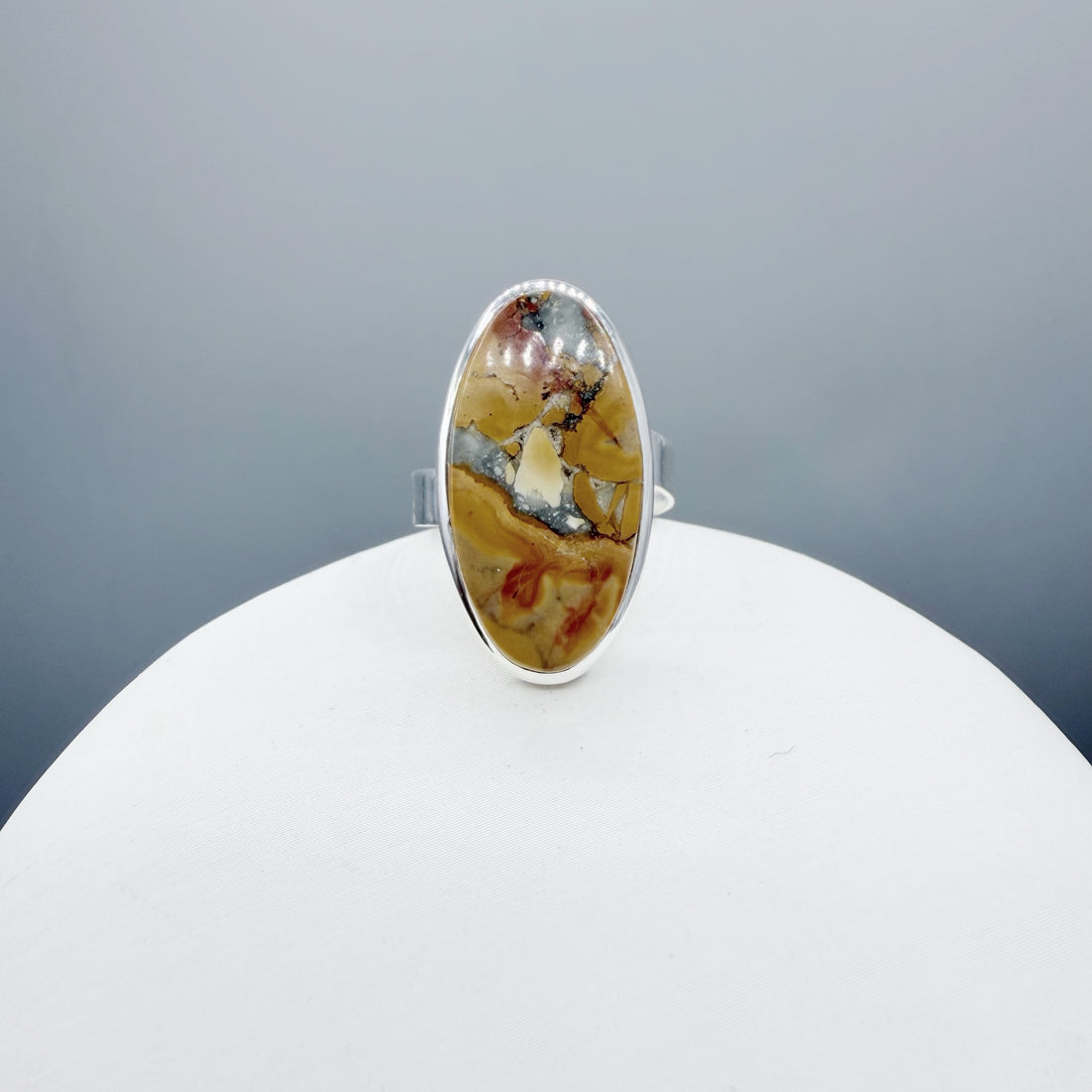 Anello Diaspro Maligano - Argento 925