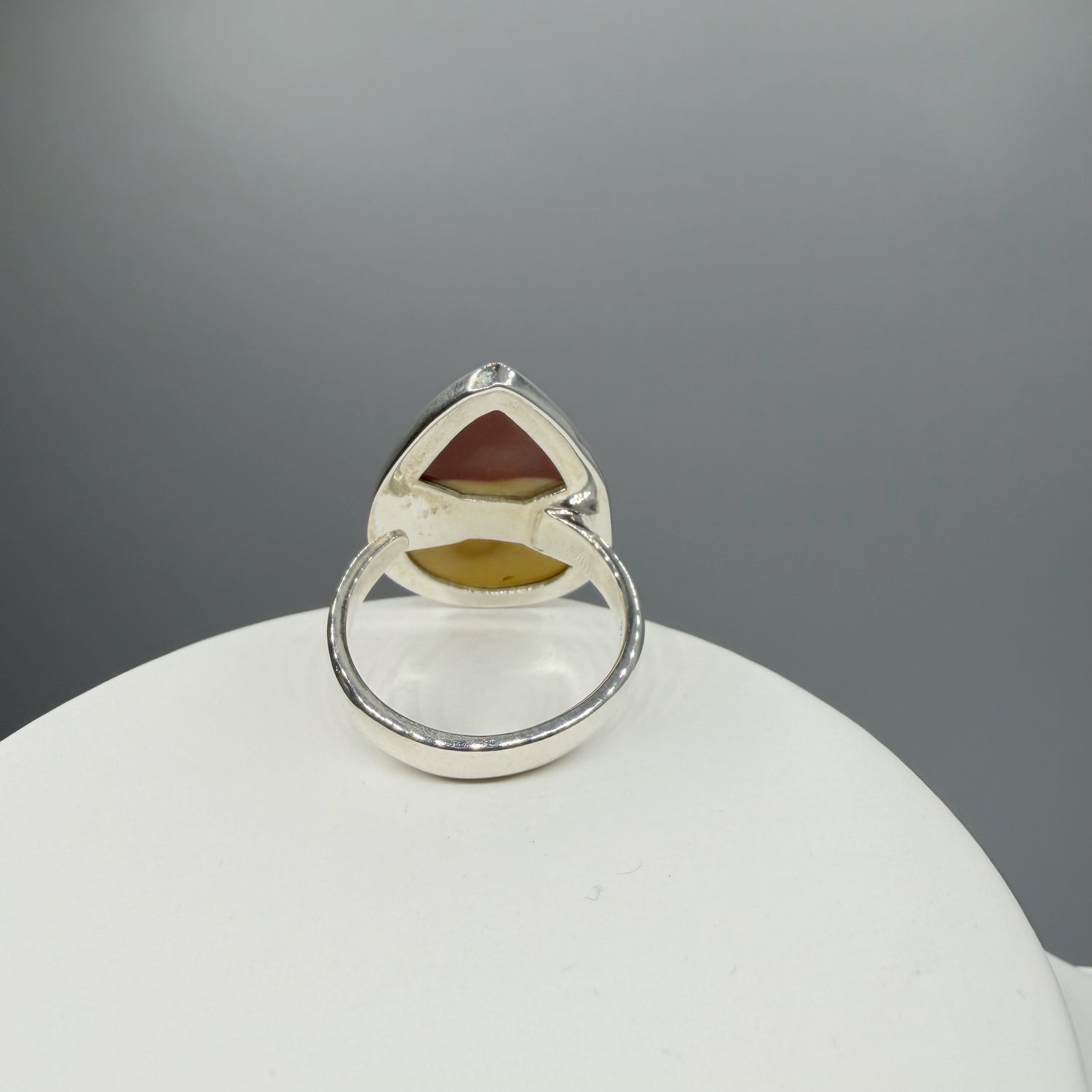 Anello Mookaite e Argento 925