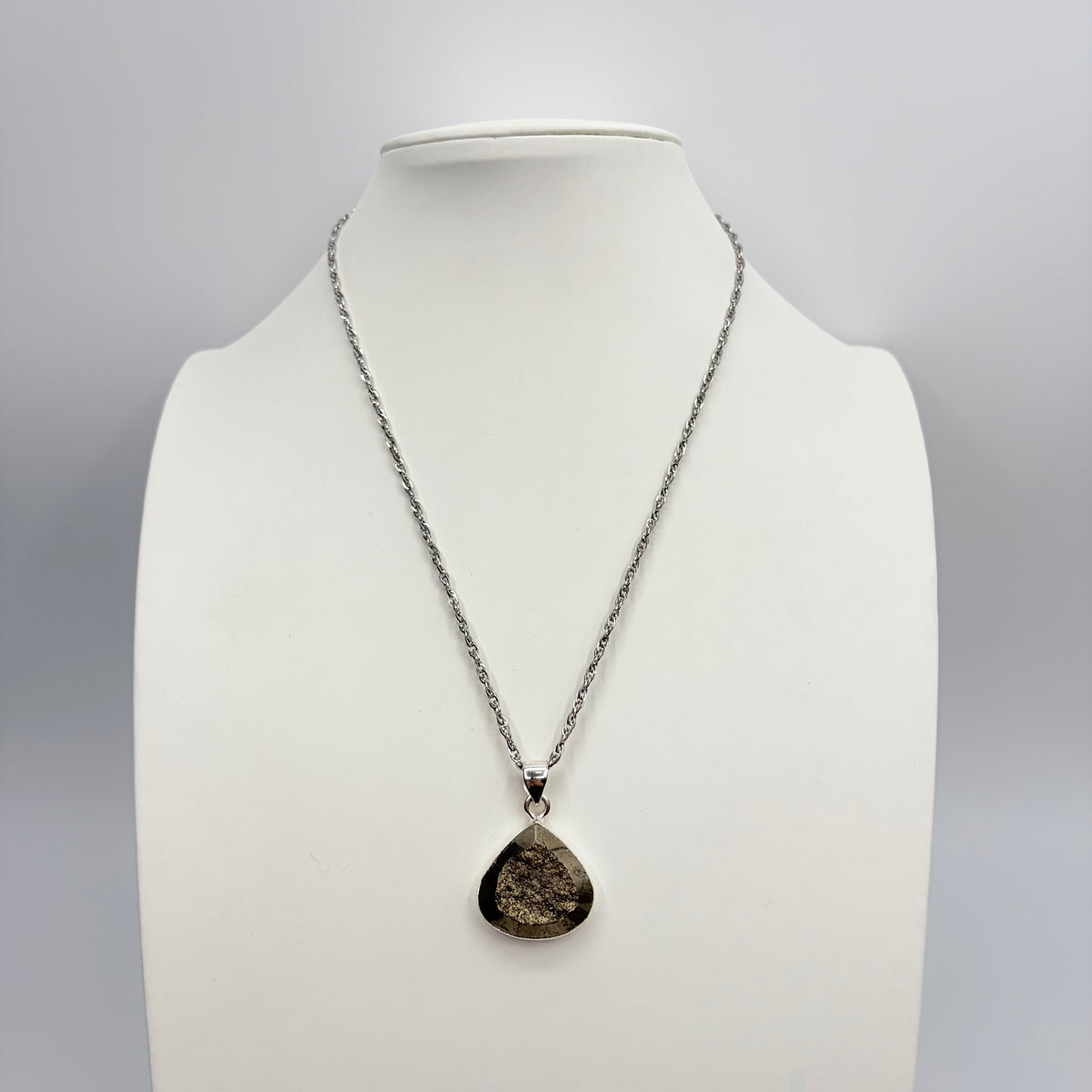 Ciondolo Pirite Grezza - Argento 925