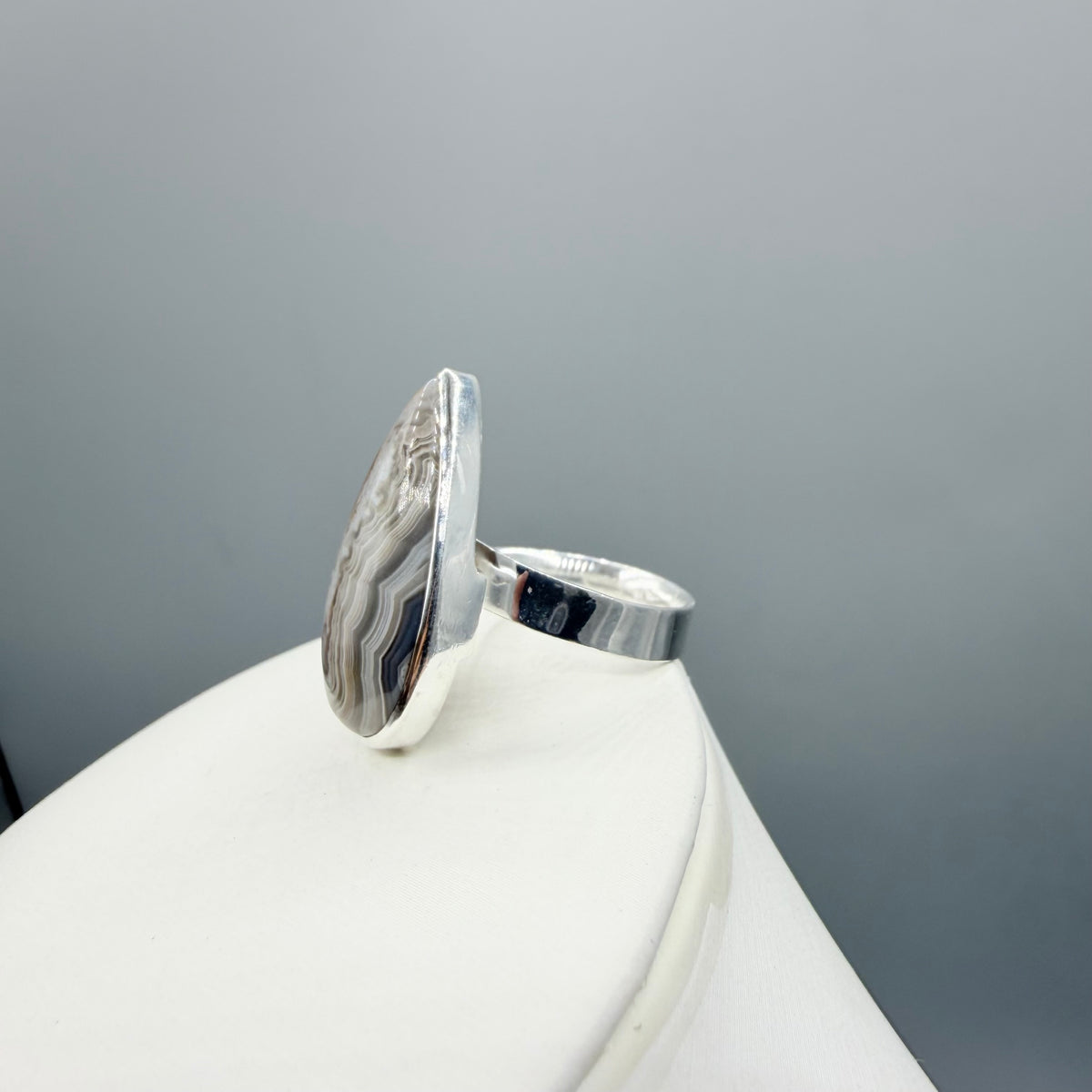 Anello Occhio di Shiva - Argento 925 - a goccia
