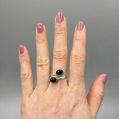 Anello Protettivo - Onice e Argento 925