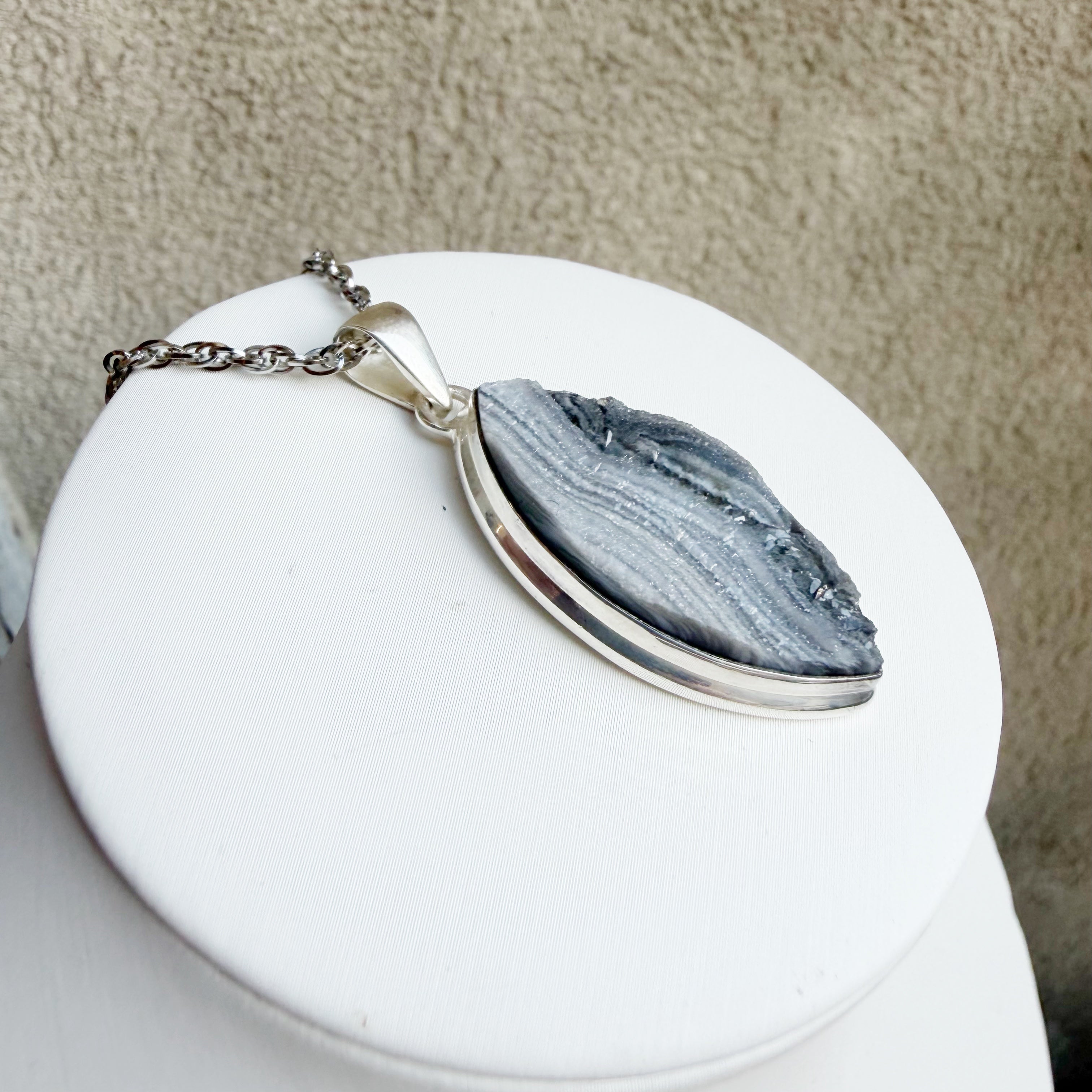 Ciondolo Desert Druzy Argento 925