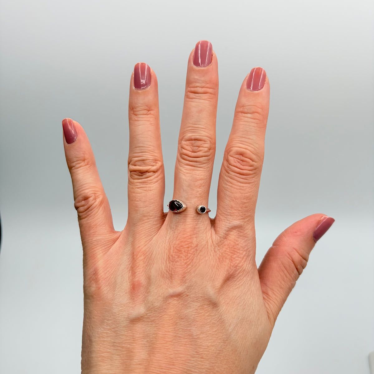 Anello Granato Argento 925
