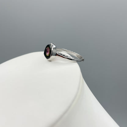 Anello Tormalina Watermelon - Argento 925