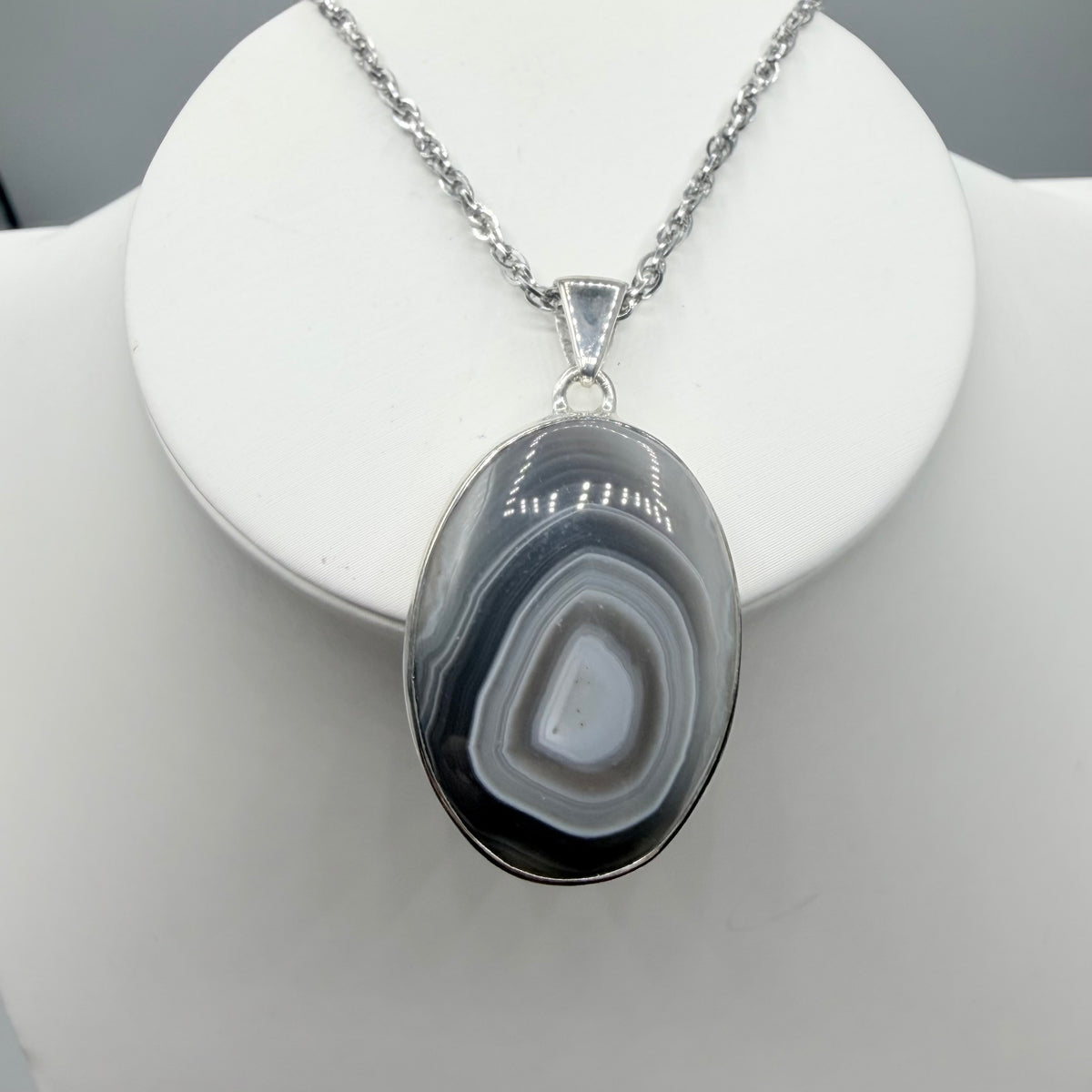 Ciondolo Occhio di Shiva Argento 925 - Ovale