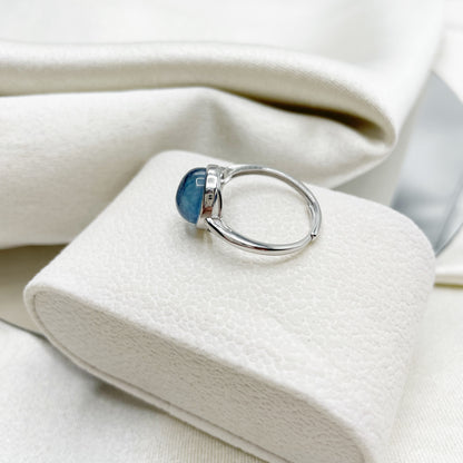 Anello Marina - Acquamarina e Argento 925