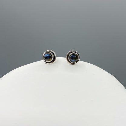 Set Labradorite - Ciondolo e Orecchini, Argento 925