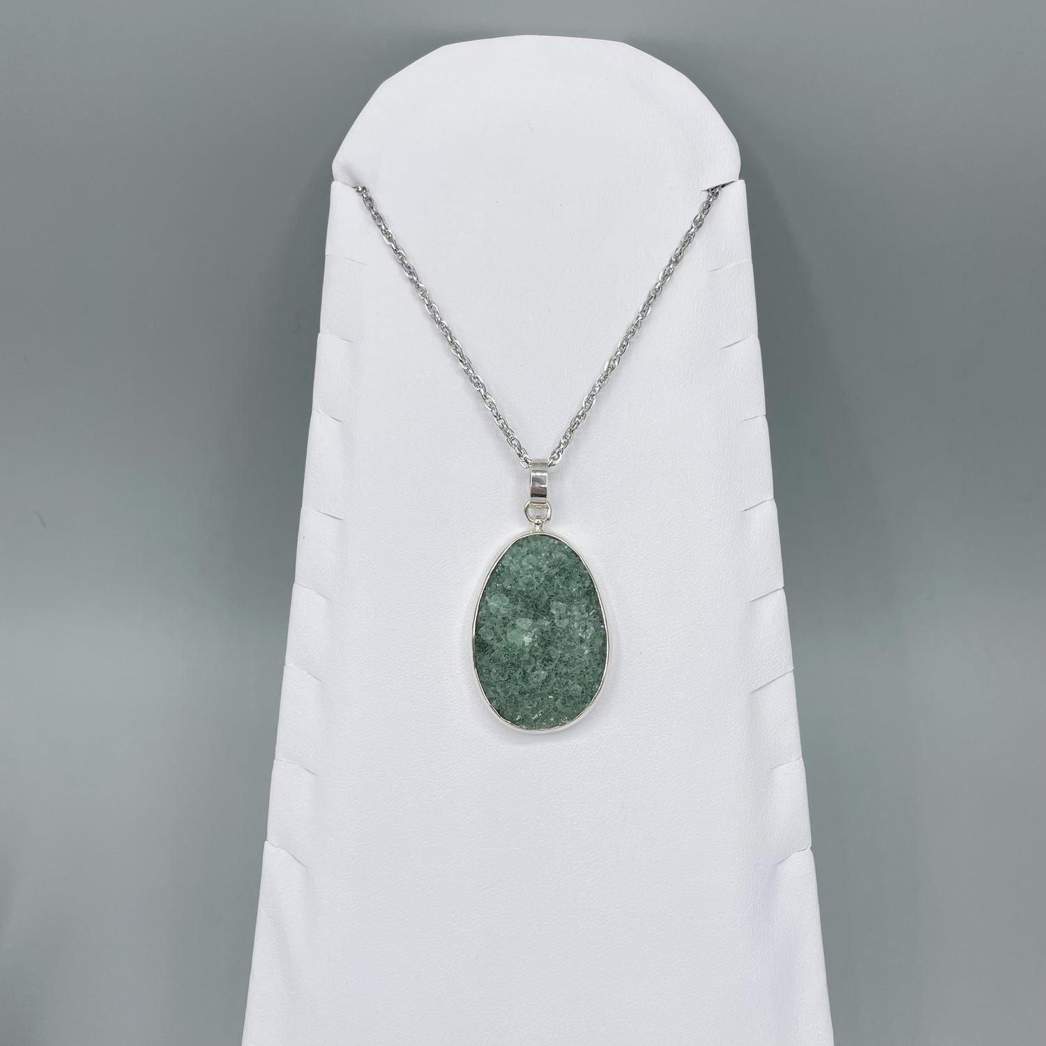 Ciondolo Drusa di Fluorite - Argento 925