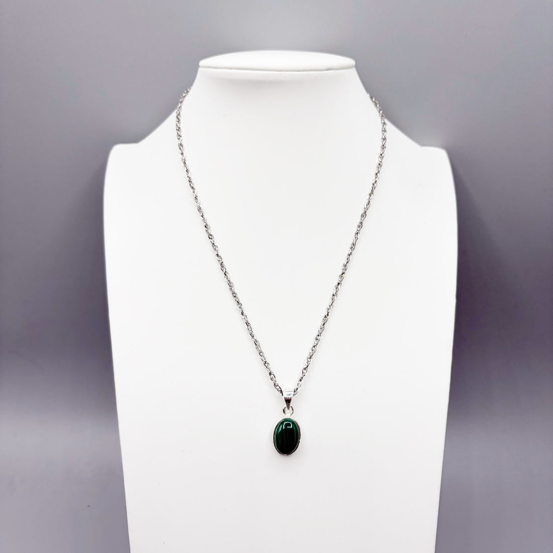 Ciondolo Malachite - Argento 925