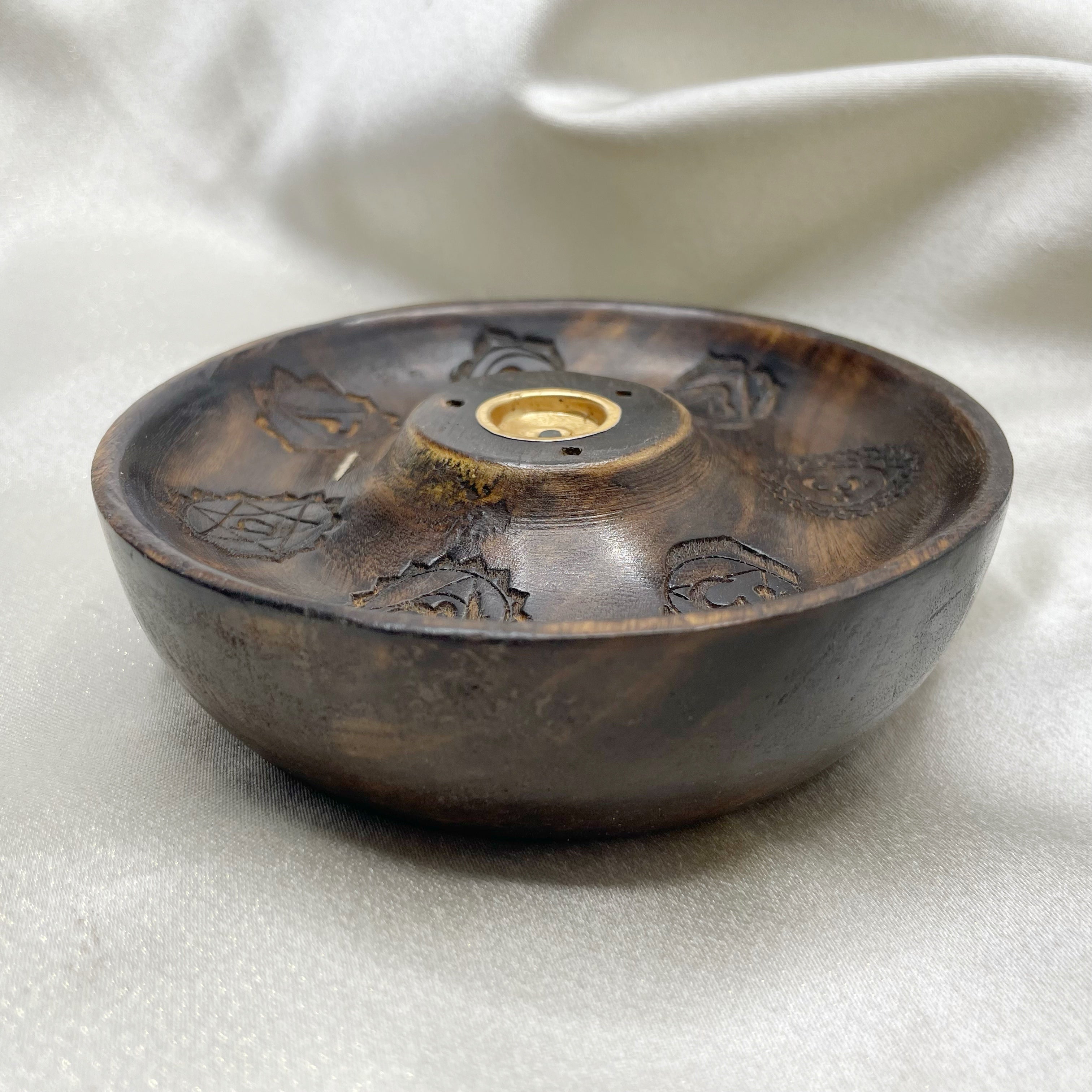 Porta Incenso per Coni, Bastoncini e Palo Santo - 7 chakra