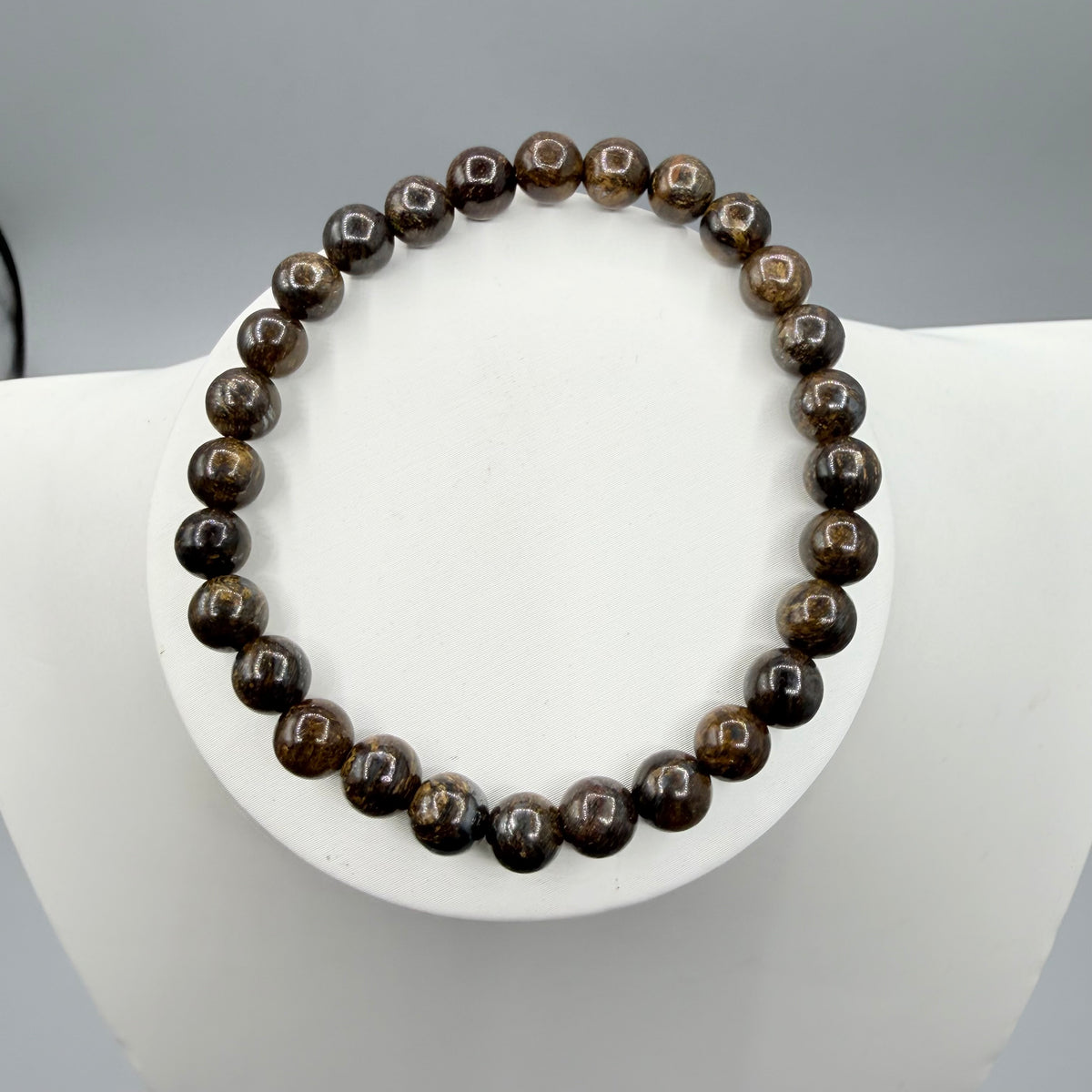 Bracciale Bronzite con elastico