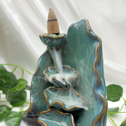 Porta incenso a Cascata - Laghetto con Carpe