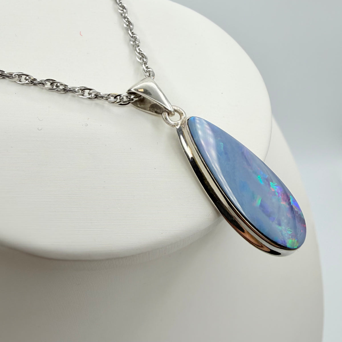 Ciondolo Opale Australiano e Argento 925