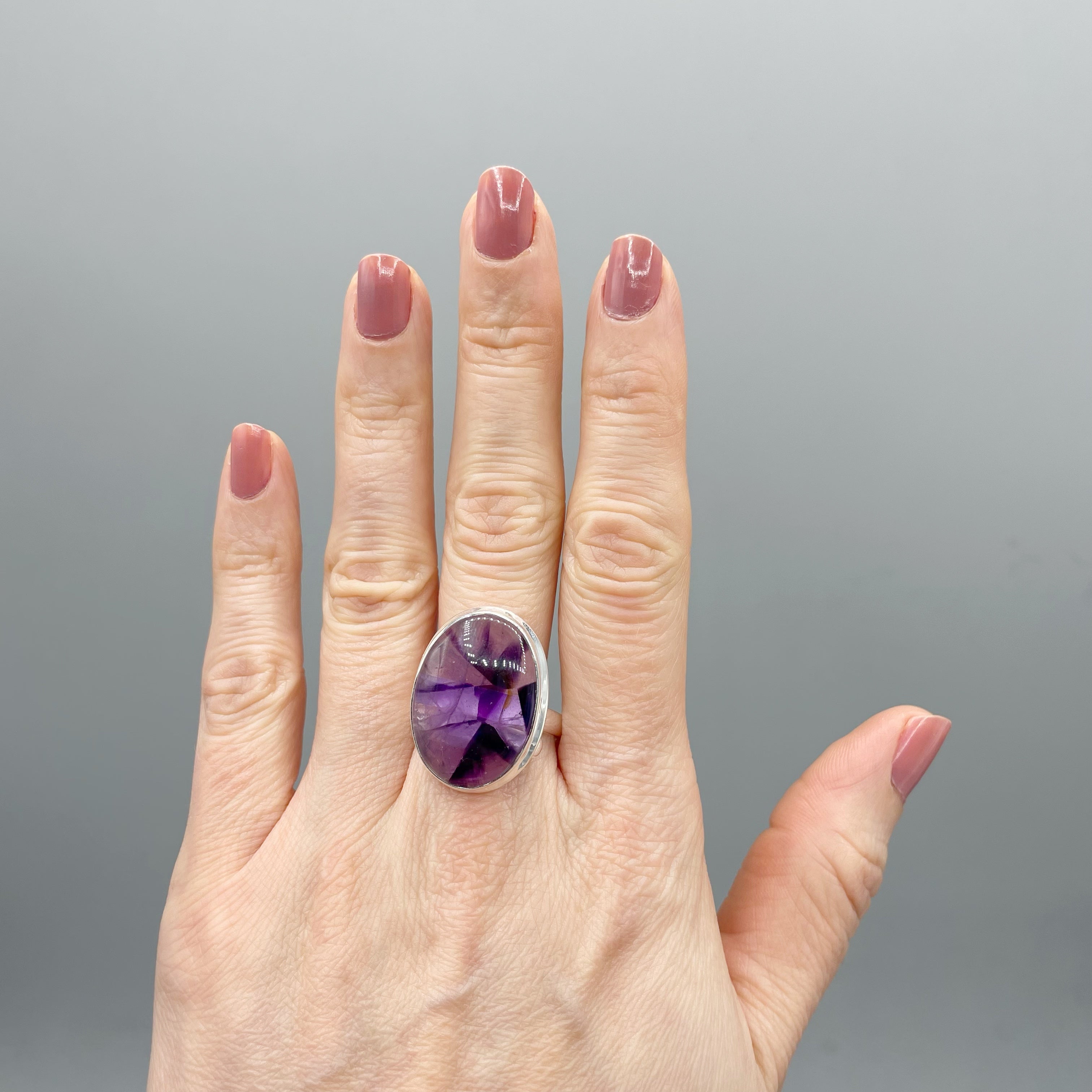 Anello Ametista Phantom - Argento 925