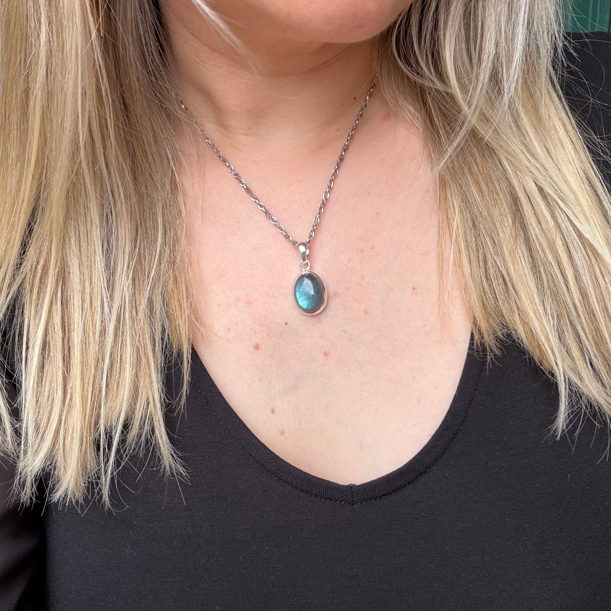 Ciondolo Labradorite Argento 925