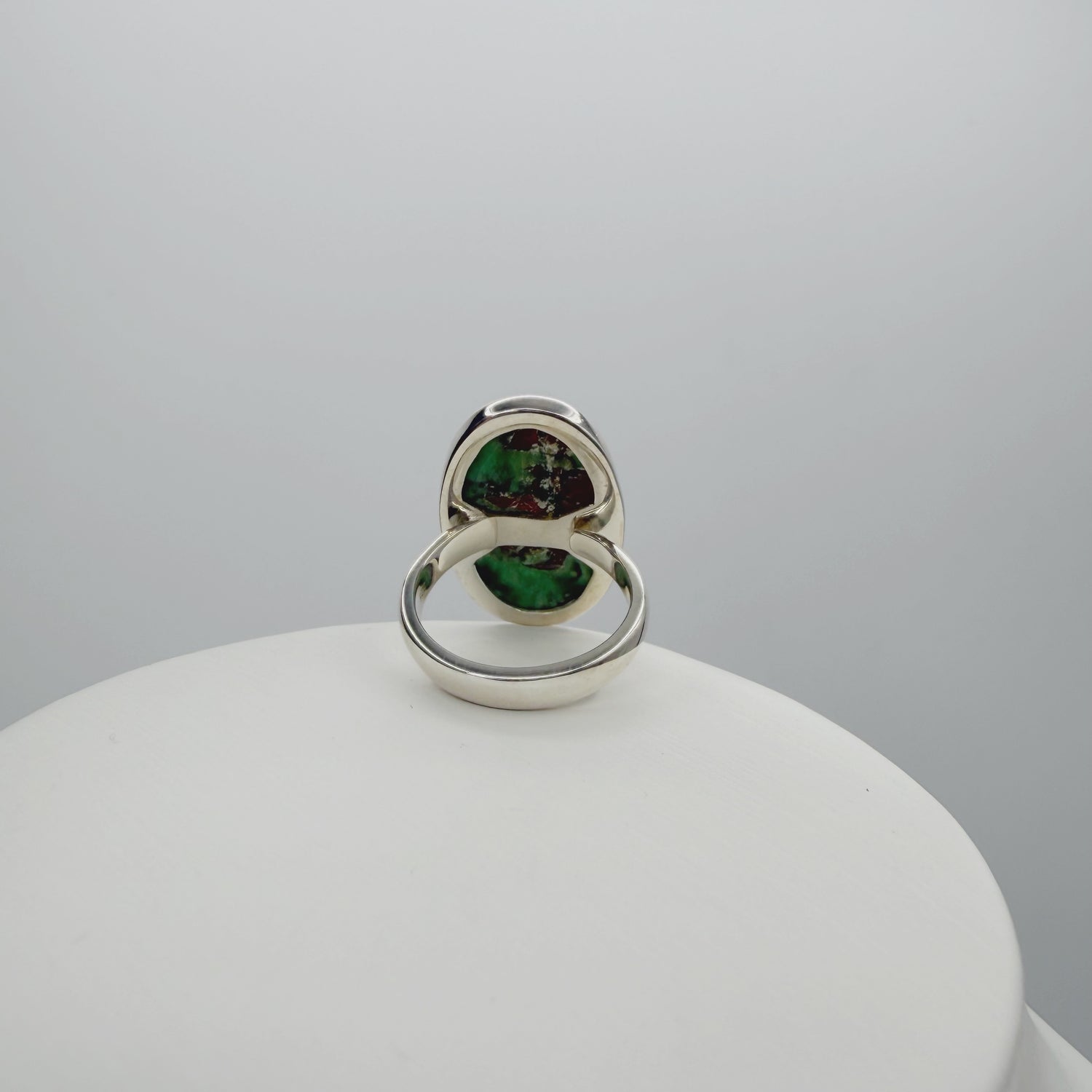 Anello Variscite e Argento 925 - Ovale