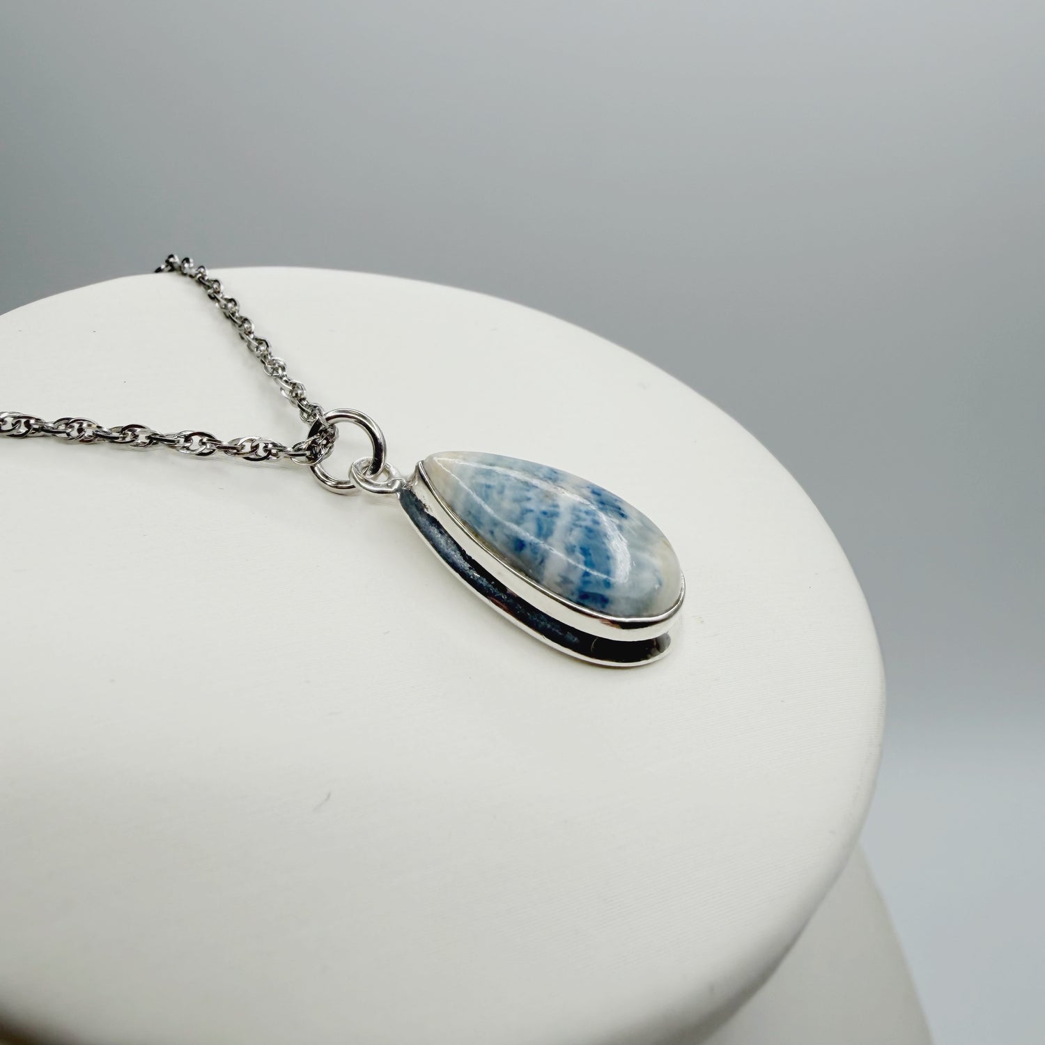 Ciondolo Scheelite Argento 925 - a Goccia