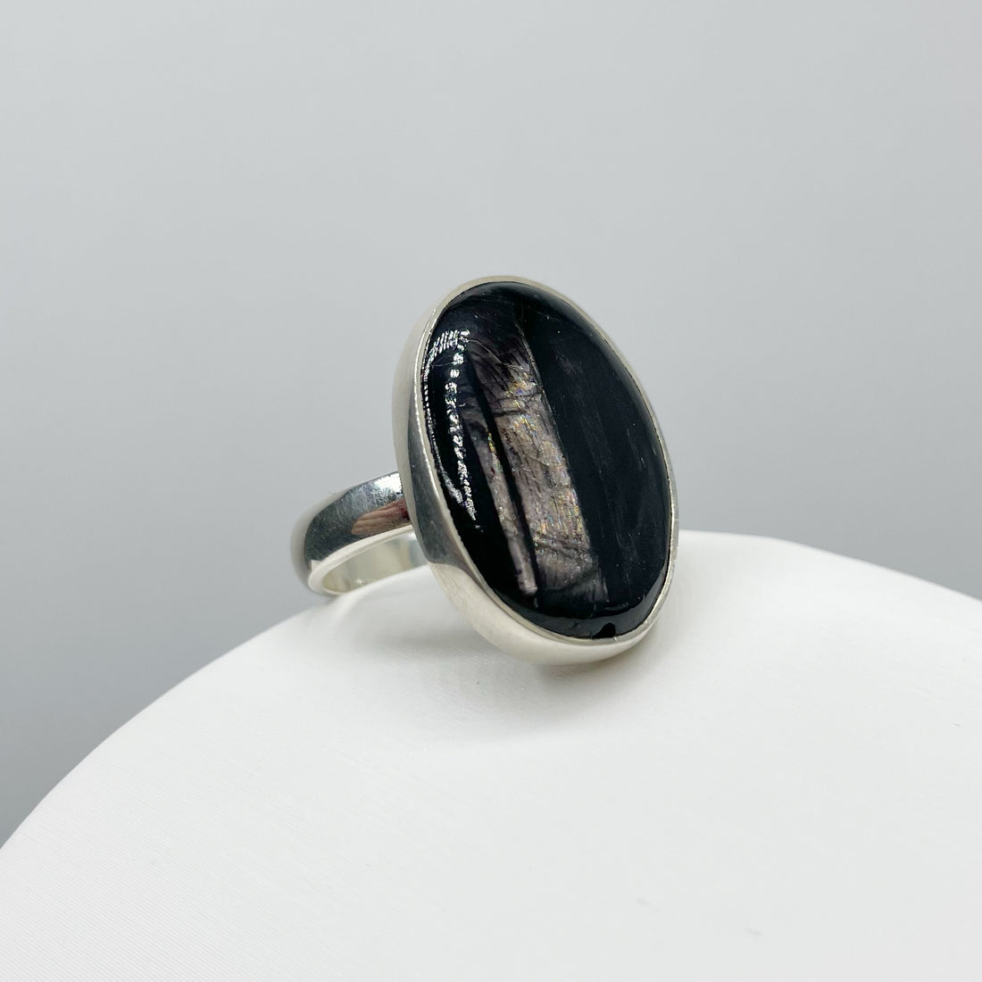 Anello Iperstene Ovale - Argento 925