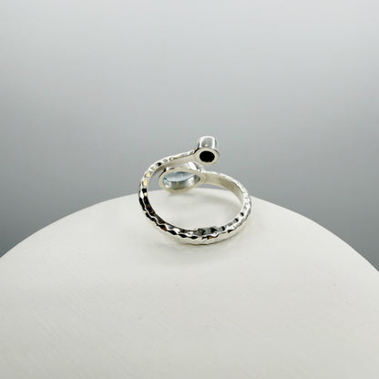 Anello Topazio e Opale Australiano - Argento 925