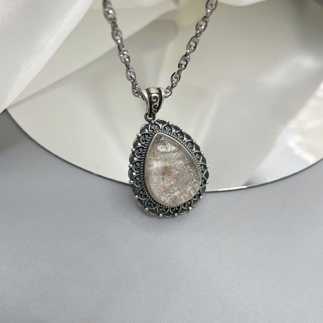 Ciondolo Quarzo Garden - Argento 925