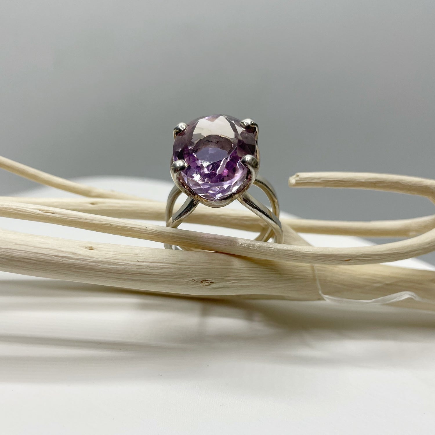 Anello Ametrino e Argento 925