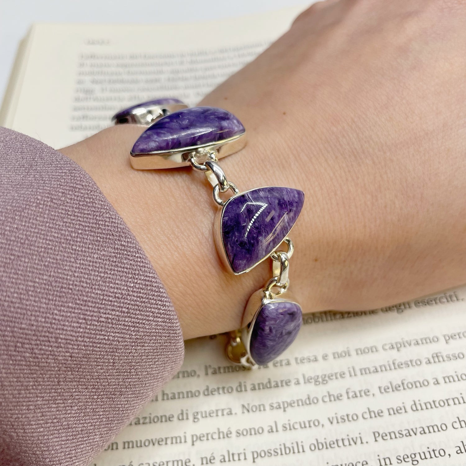 Bracciale Ciaroite e Argento 925