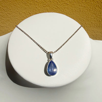 Ciondolo Tanzanite Argento 925 - a Goccia