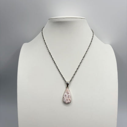Ciondolo Natriolite e Argento 925 - a Goccia