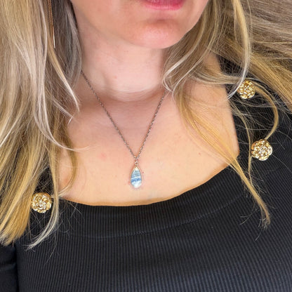 Ciondolo Scheelite Argento 925 - a Goccia