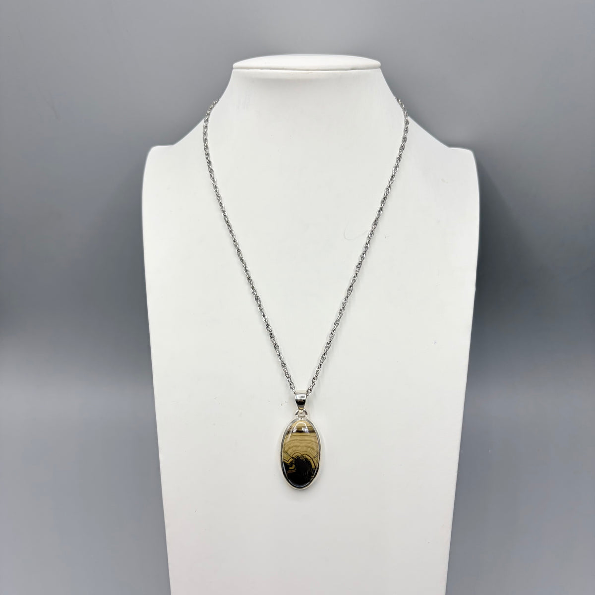 Ciondolo Schalenblende Argento 925 - Ovale