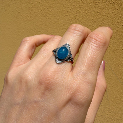 Anello Diadema Apatite e Argento 925