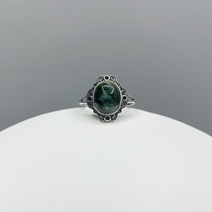 Anello Serafinite e Argento 925