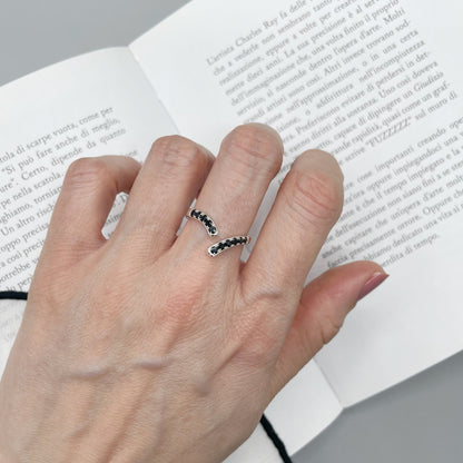 Anello Scudo - Tormalina e Argento 925 - IN ARRIVO A SETTEMBRE